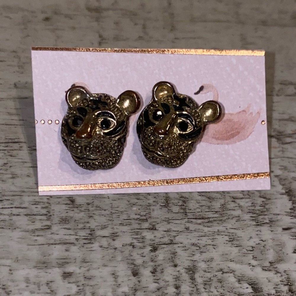 Tiger earrings